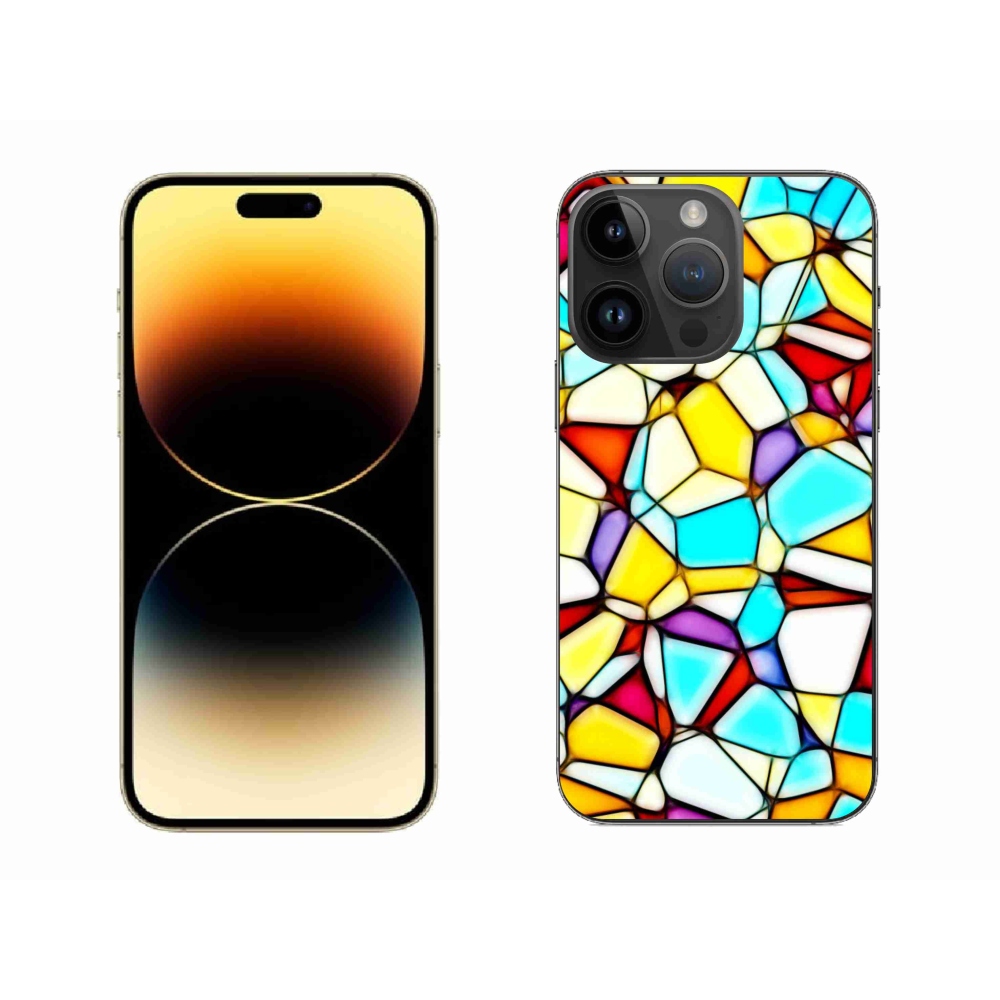 Gélový kryt mmCase na iPhone 14 Pro Max - abstraktný motív 40