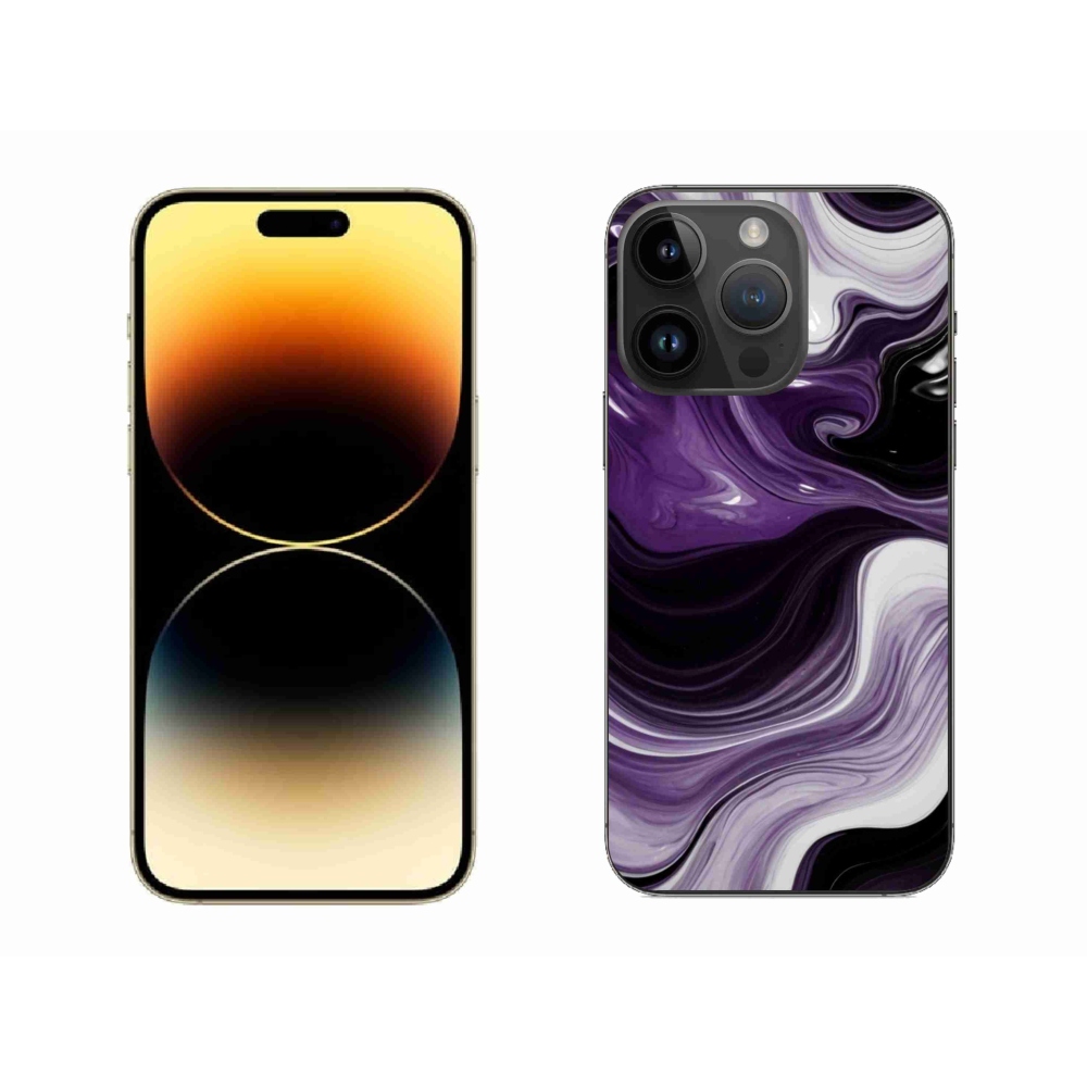 Gélový kryt mmCase na iPhone 14 Pro Max - abstraktný motív 46