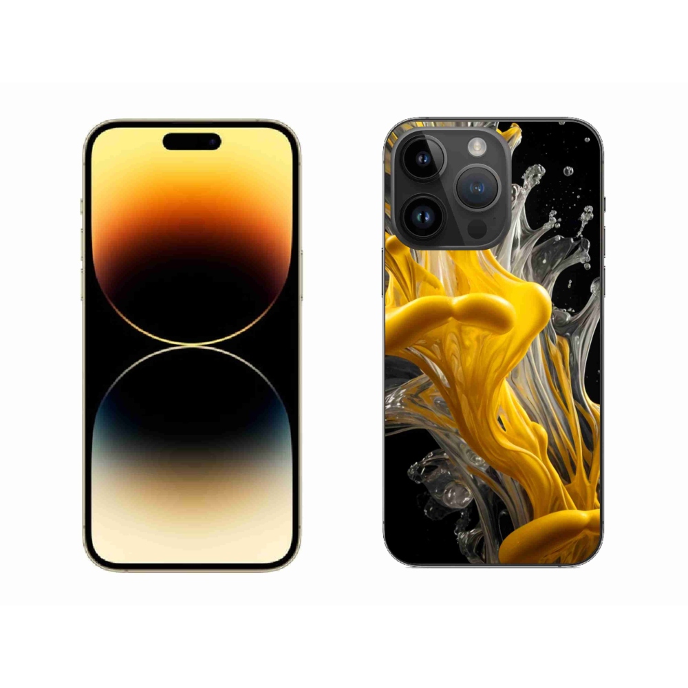 Gélový kryt mmCase na iPhone 14 Pro Max - abstraktný motív 48