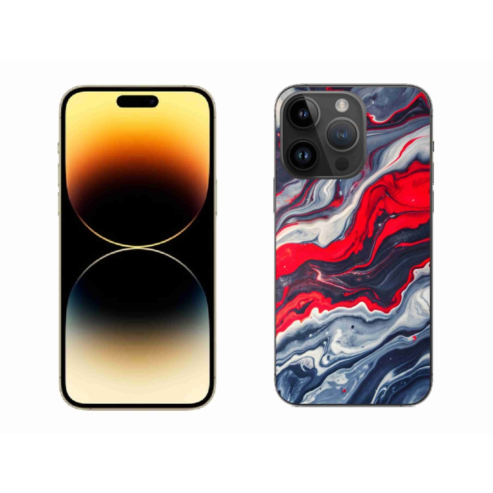 Gélový kryt mmCase na iPhone 14 Pro Max - abstraktný motív 59