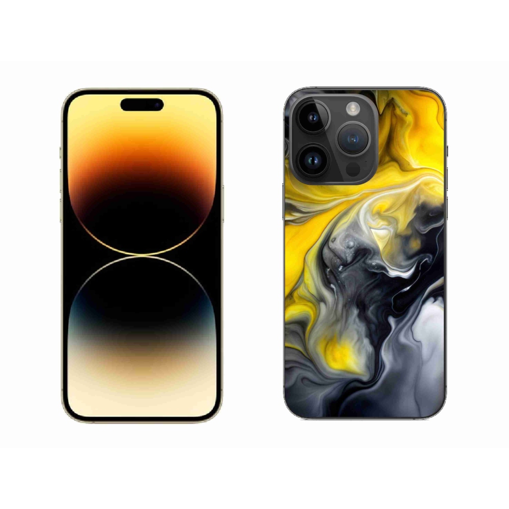 Gélový kryt mmCase na iPhone 14 Pro Max - abstraktný motív 60