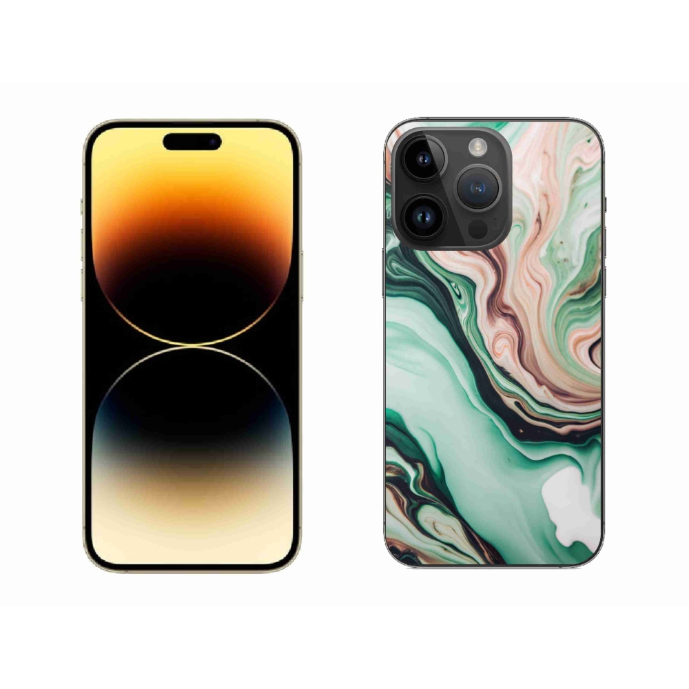 Gélový kryt mmCase na iPhone 14 Pro Max - abstraktný motív 62