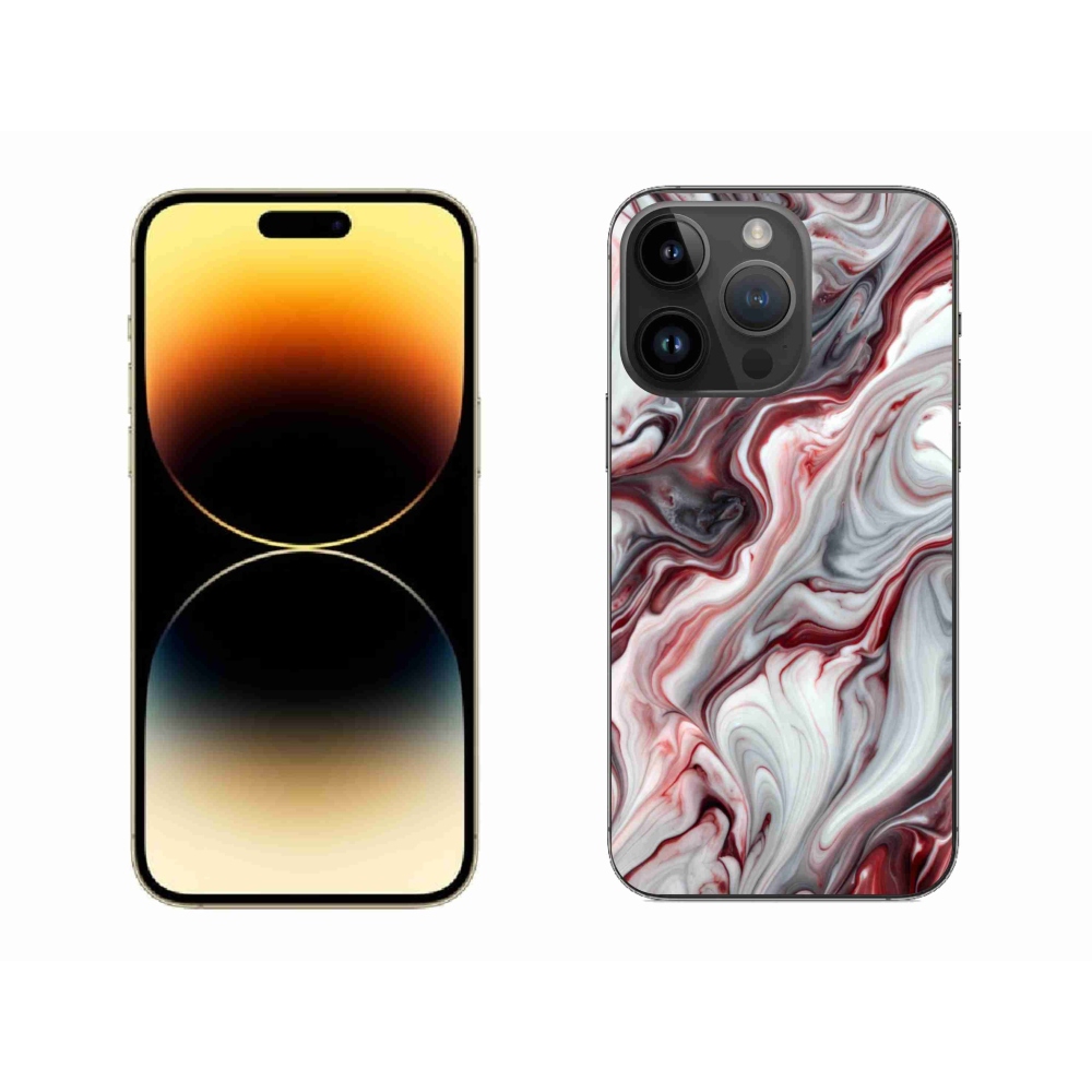 Gélový kryt mmCase na iPhone 14 Pro Max - abstraktný motív 64