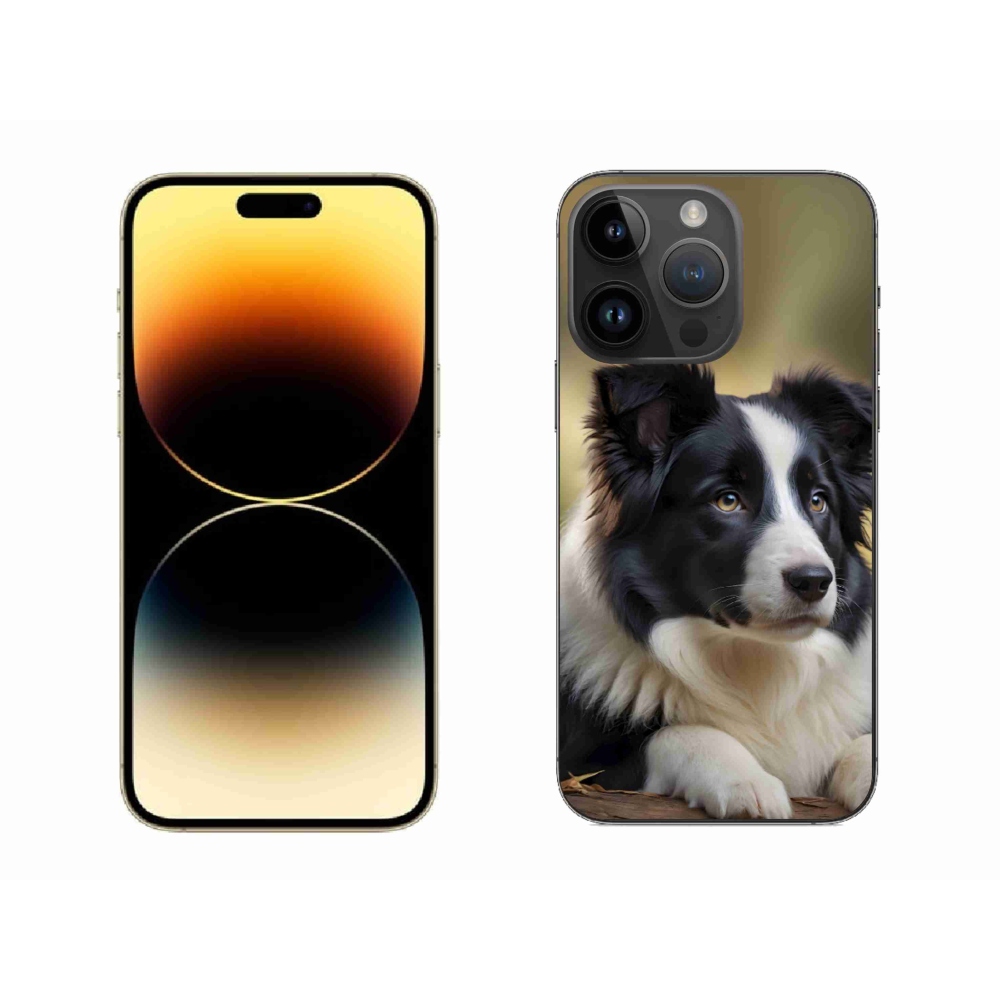 Gélový kryt mmCase na iPhone 14 Pro Max - border kólia 2
