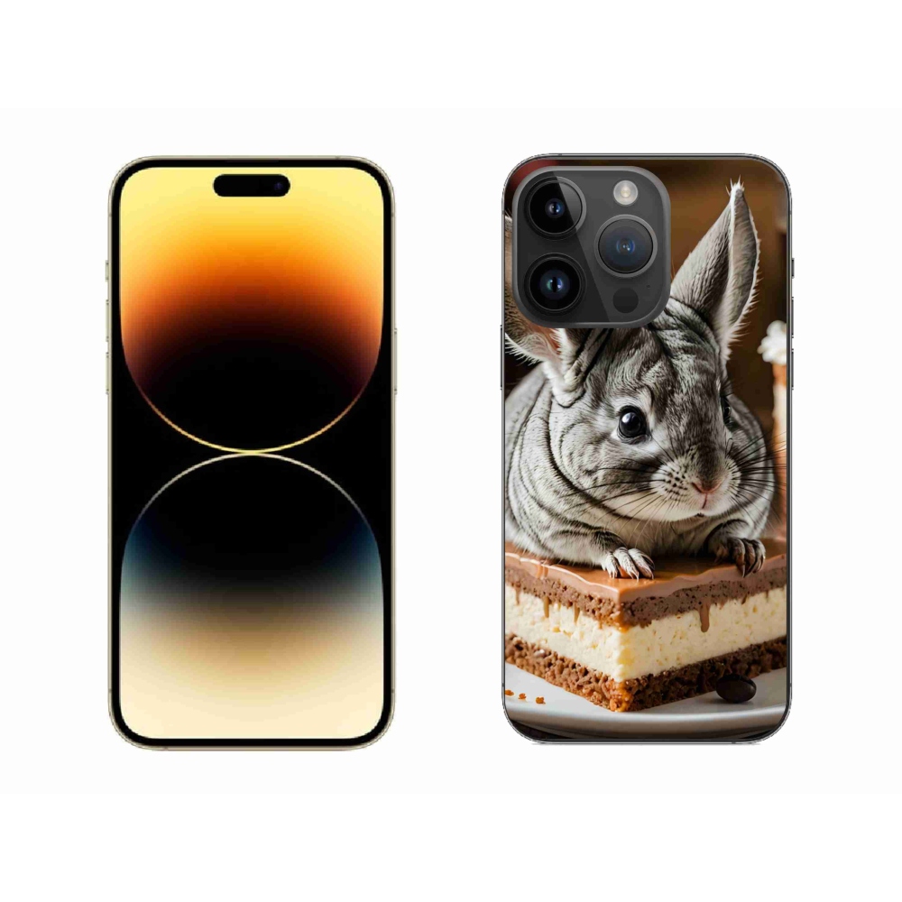 Gélový kryt mmCase na iPhone 14 Pro Max - činčila