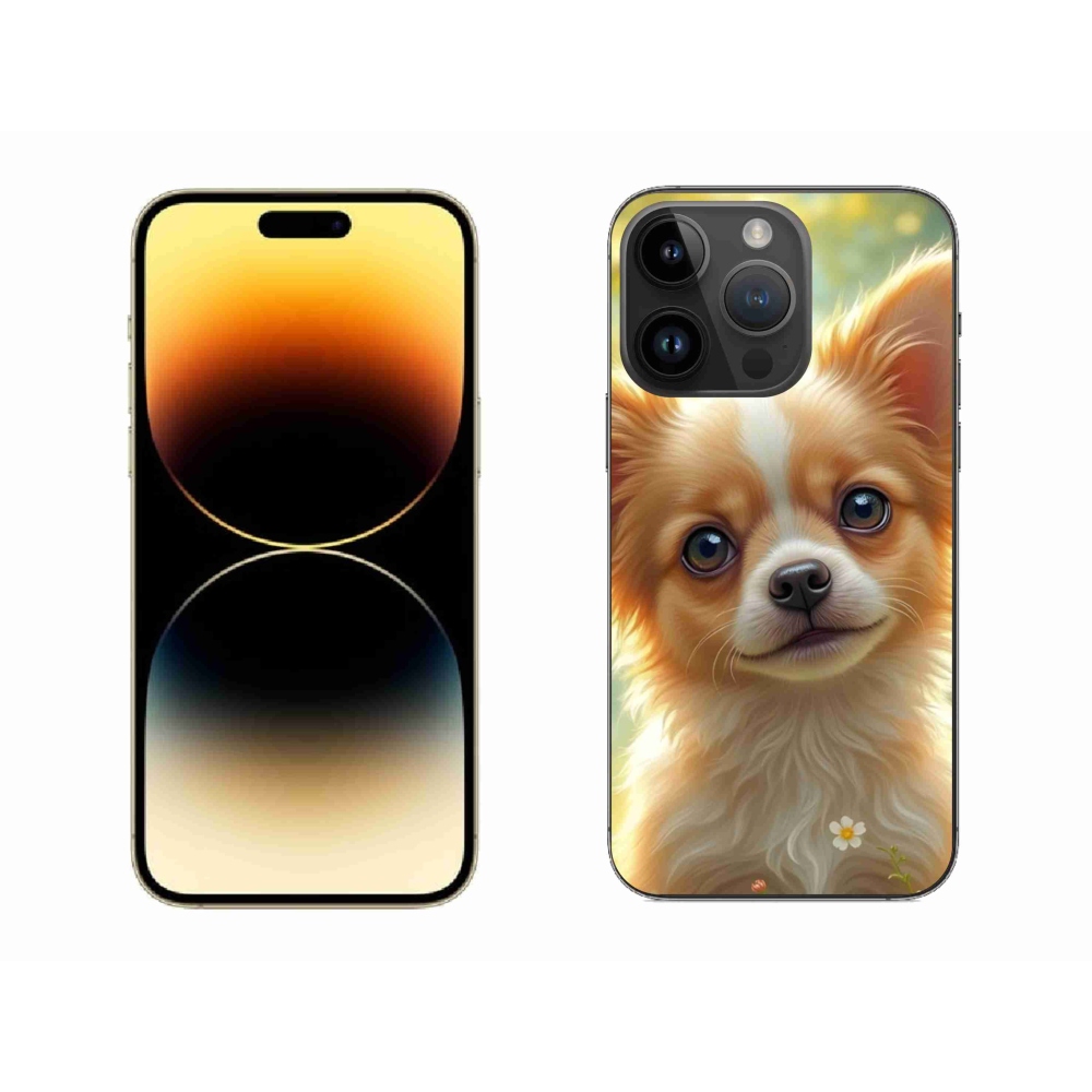 Gélový kryt mmCase na iPhone 14 Pro Max - čivava 5