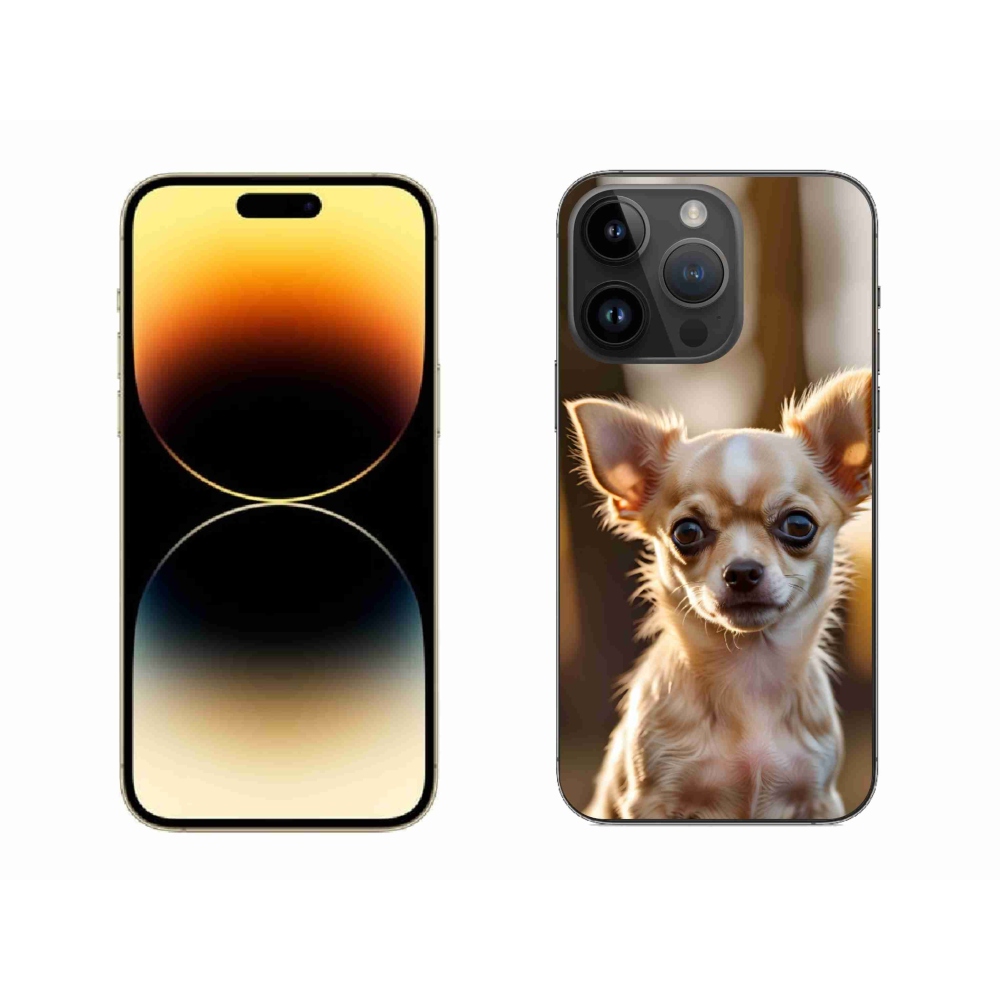 Gélový kryt mmCase na iPhone 14 Pro Max - čivava 6