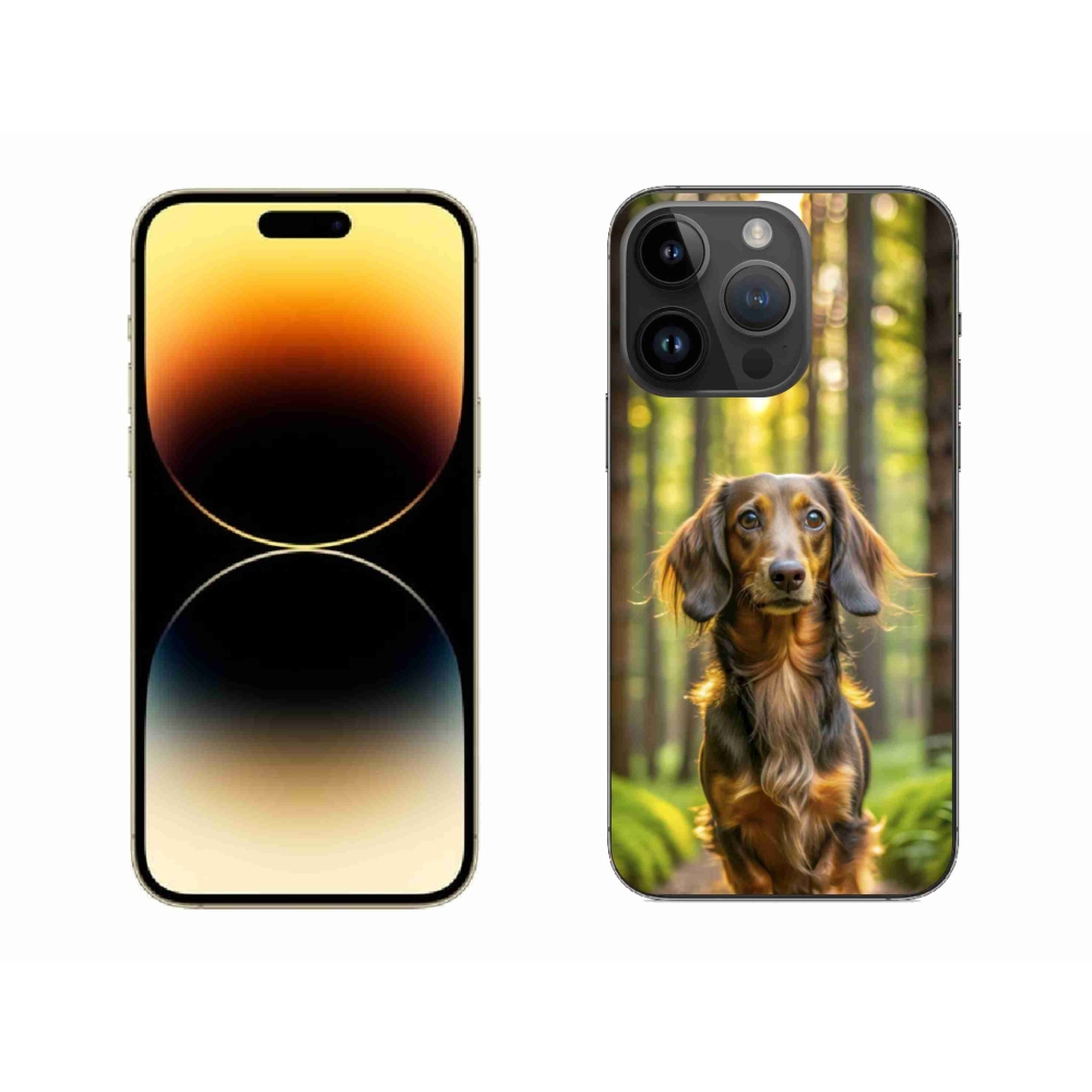 Gélový kryt mmCase na iPhone 14 Pro Max - jazvečík 4