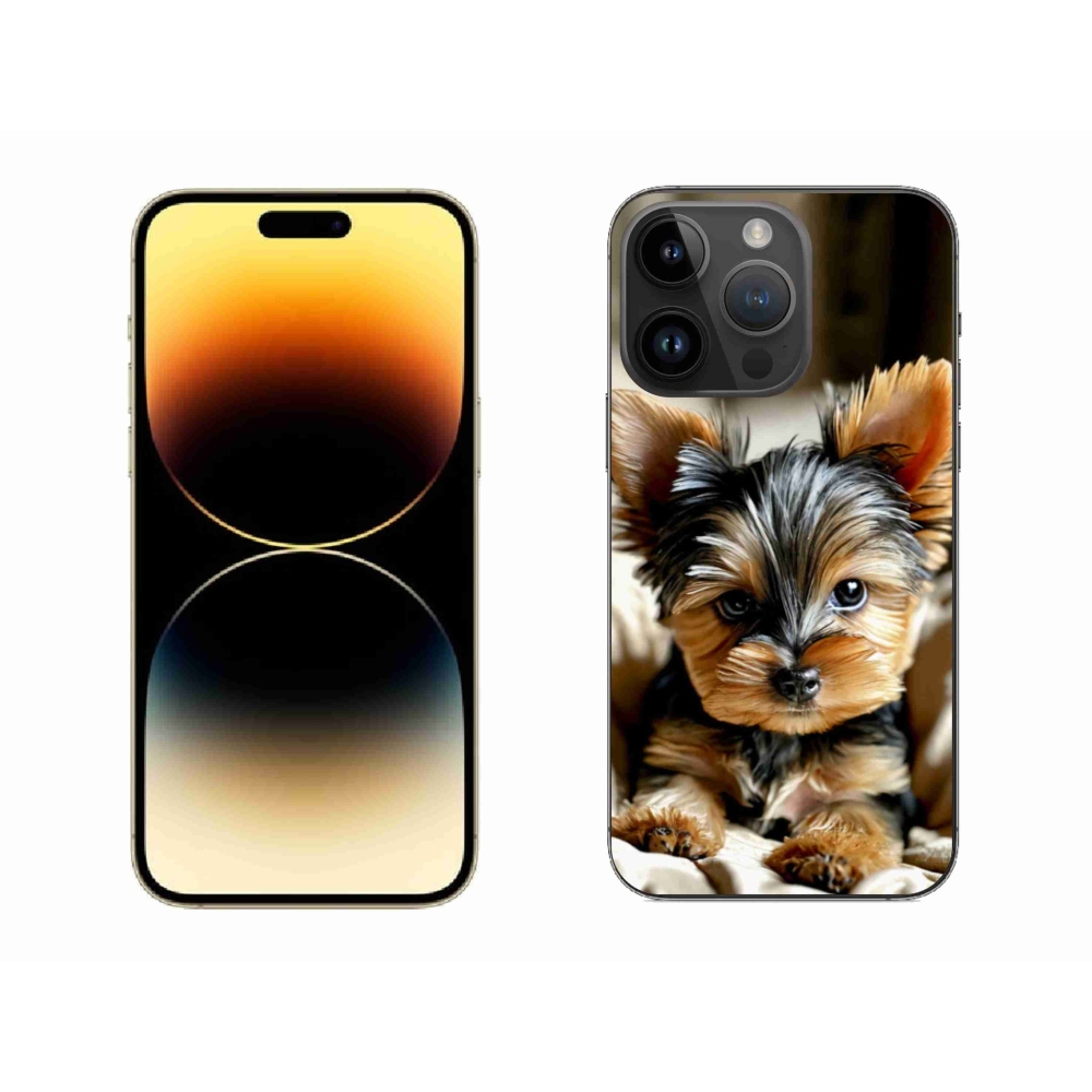 Gélový kryt mmCase na iPhone 14 Pro Max - yorkšír 11