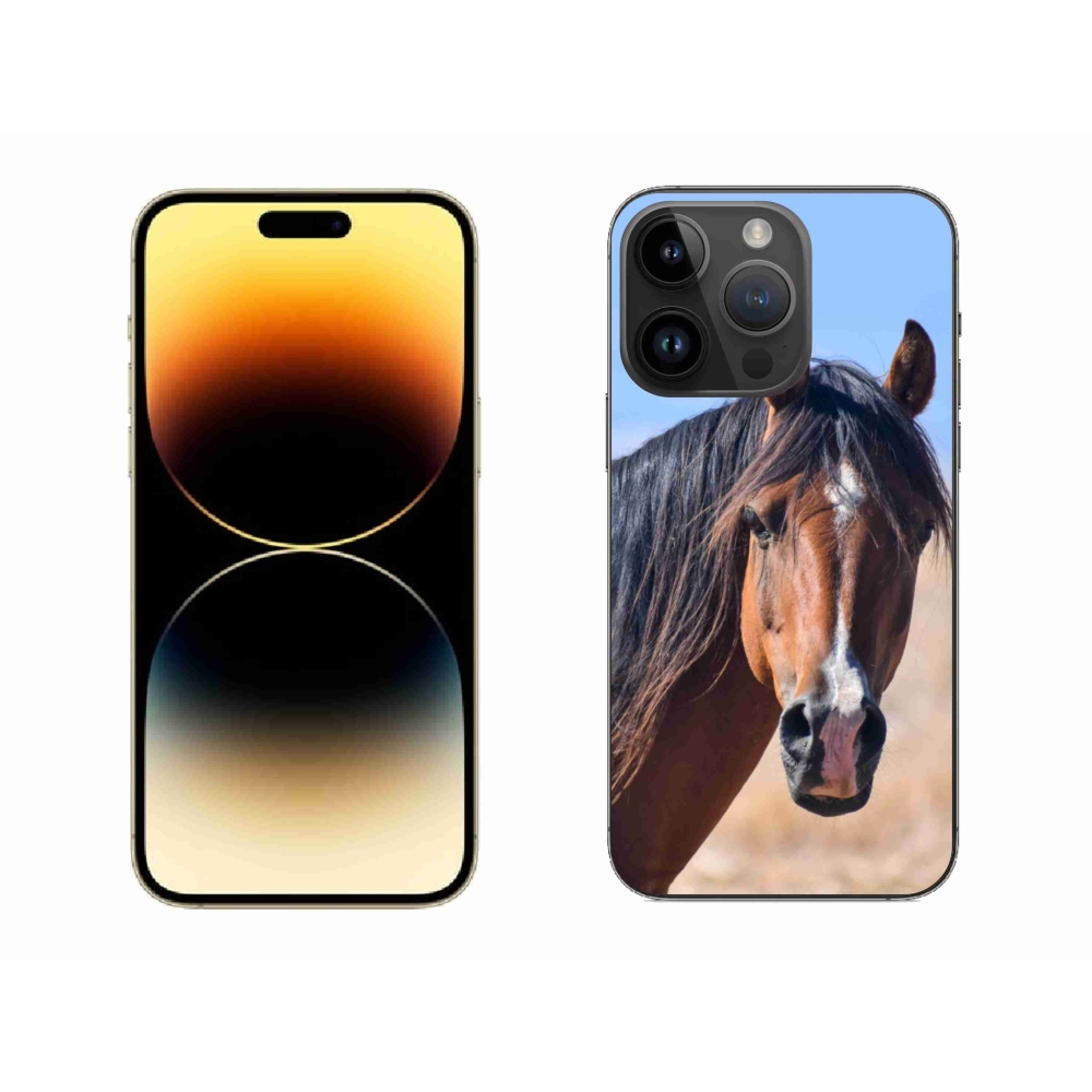 Gélový kryt mmCase na iPhone 14 Pro Max - pokojný kôň