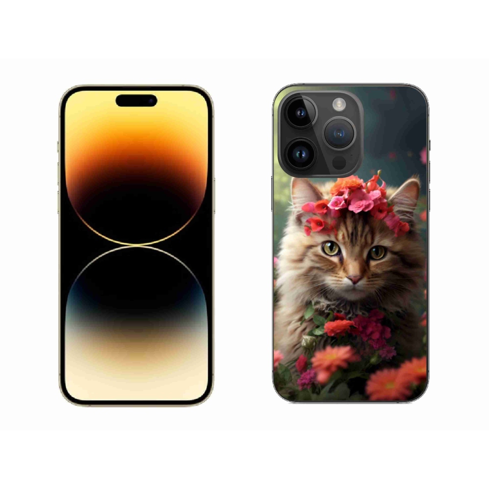 Gélový kryt mmCase na iPhone 14 Pro Max - mačacia princezná