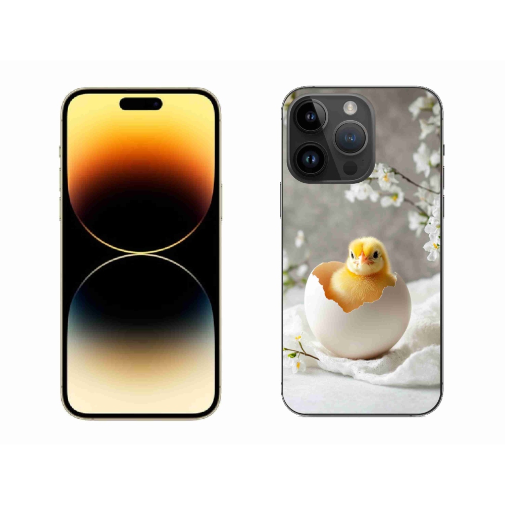 Gélový kryt mmCase na iPhone 14 Pro Max - kuriatko