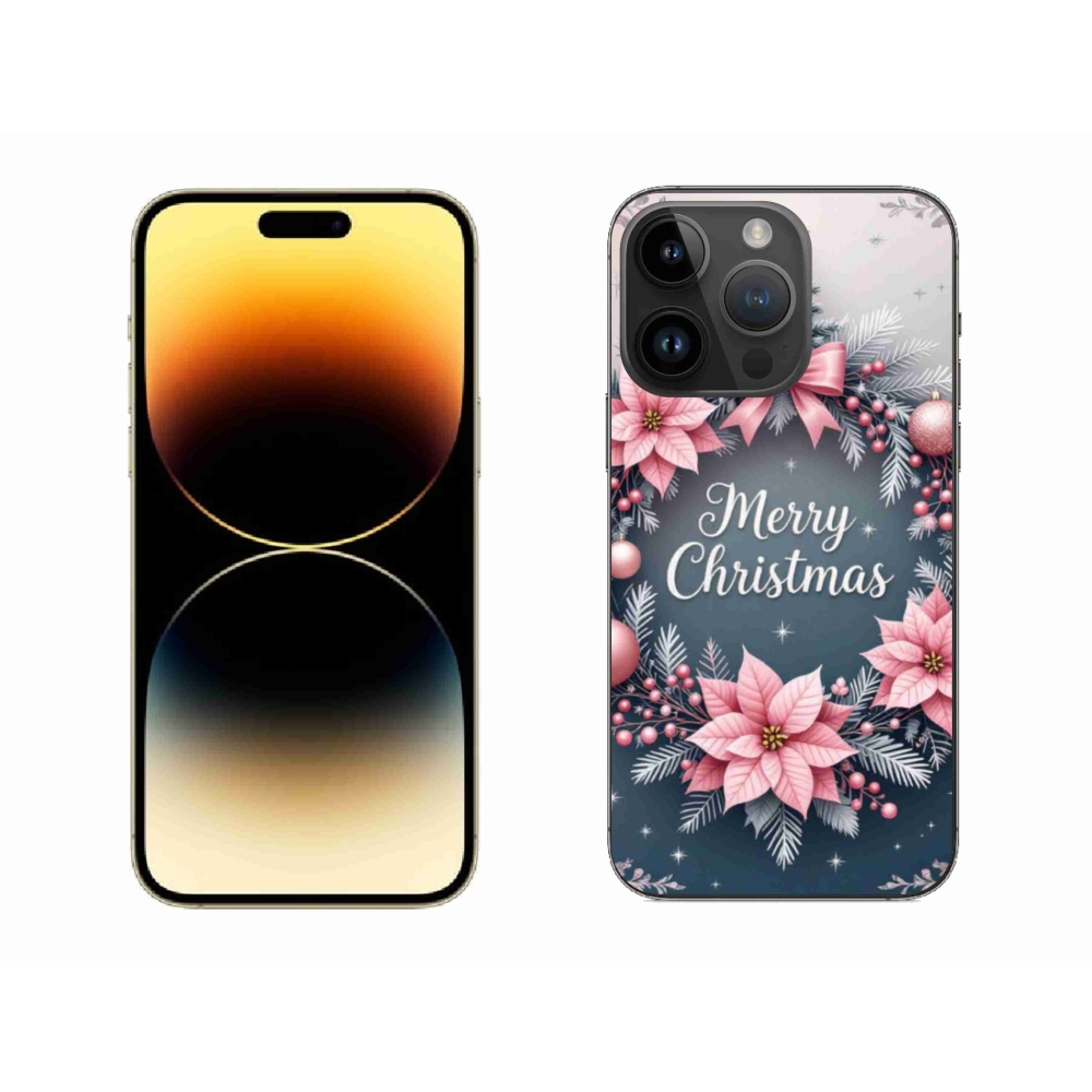 Gélový kryt mmCase na iPhone 14 Pro Max - merry christmas