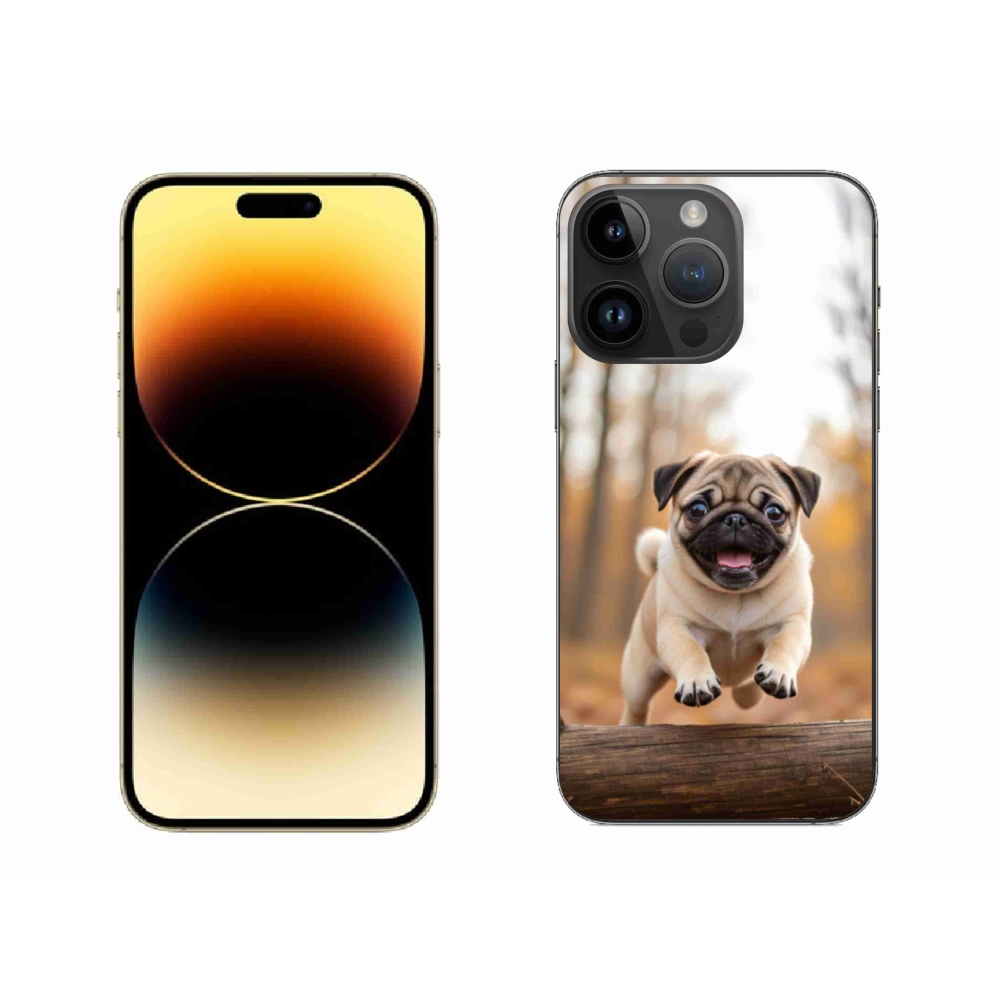 Gélový kryt mmCase na iPhone 14 Pro Max - mops 2