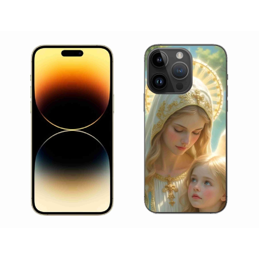 Gélový kryt mmCase na iPhone 14 Pro Max - náboženský motív 2