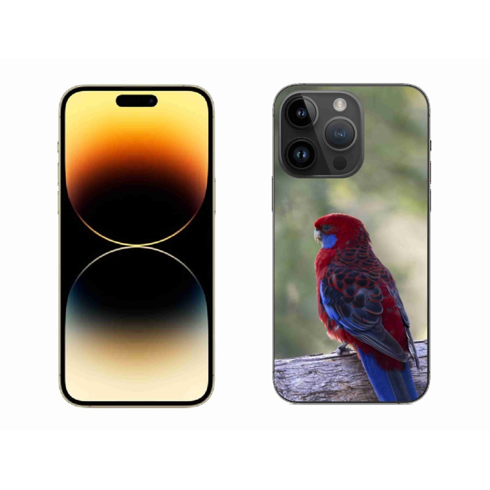 Gélový kryt mmCase na iPhone 14 Pro Max - papagáj rosela