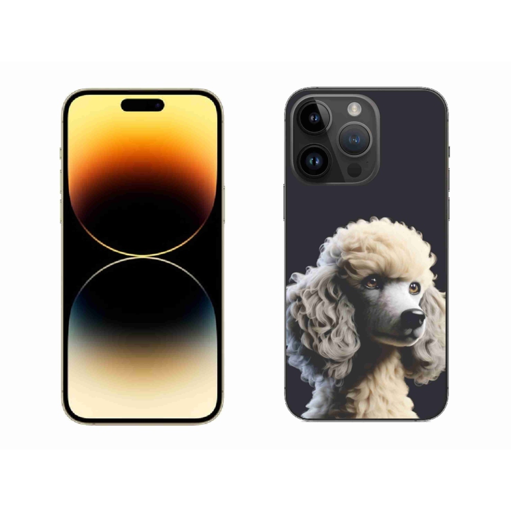 Gélový kryt mmCase na iPhone 14 Pro Max - pudel