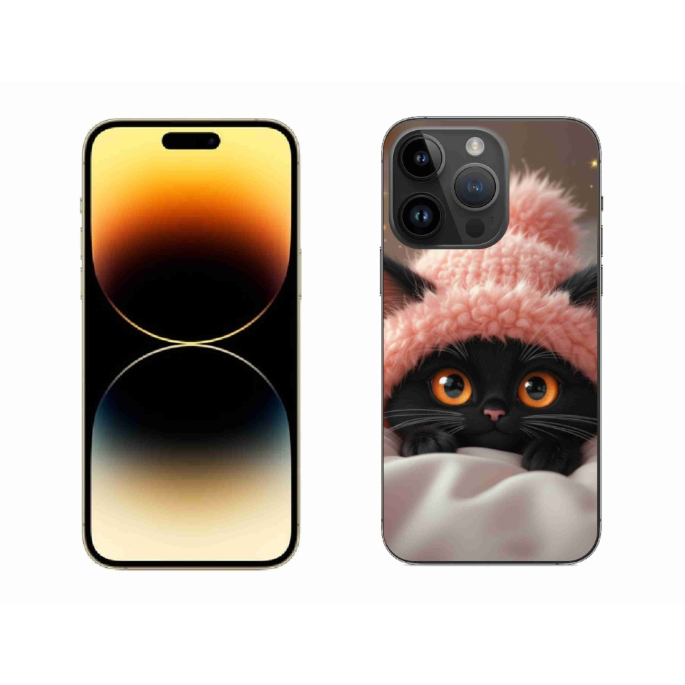 Gélový kryt mmCase na iPhone 14 Pro Max - roztomilé mačiatko 7