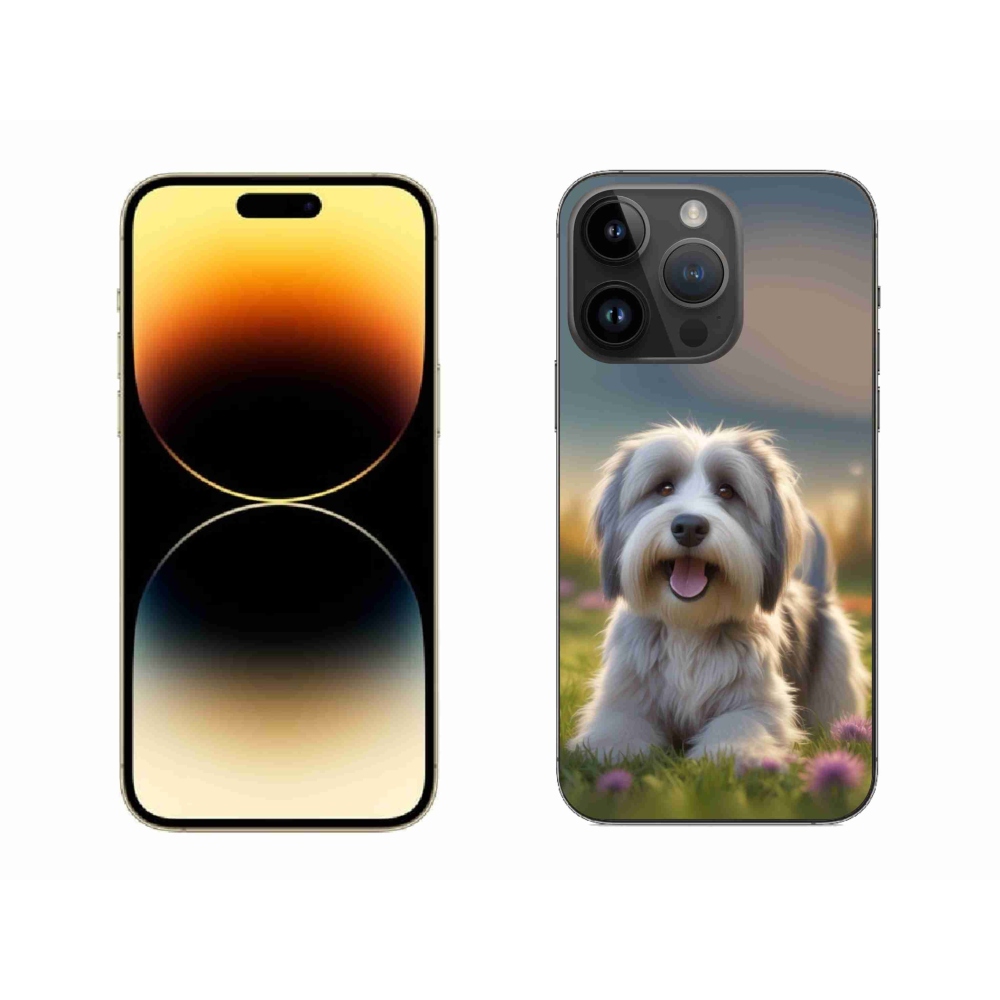 Gélový kryt mmCase na iPhone 14 Pro Max - roztomilý havanský psík
