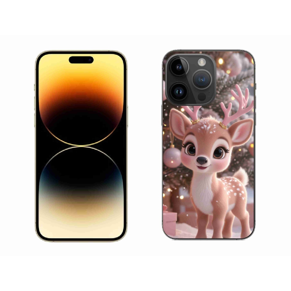 Gélový kryt mmCase na iPhone 14 Pro Max - roztomilý sob