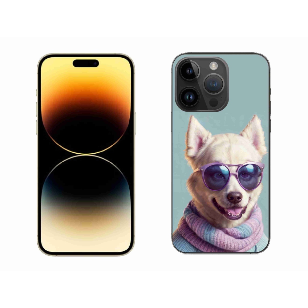 Gélový kryt mmCase na iPhone 14 Pro Max - štýlový nemecký špic