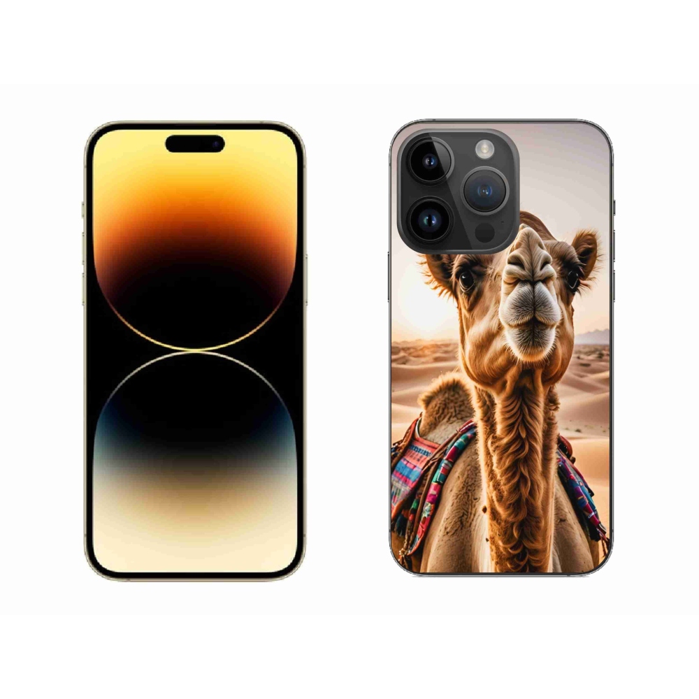 Gélový kryt mmCase na iPhone 14 Pro Max - ťava