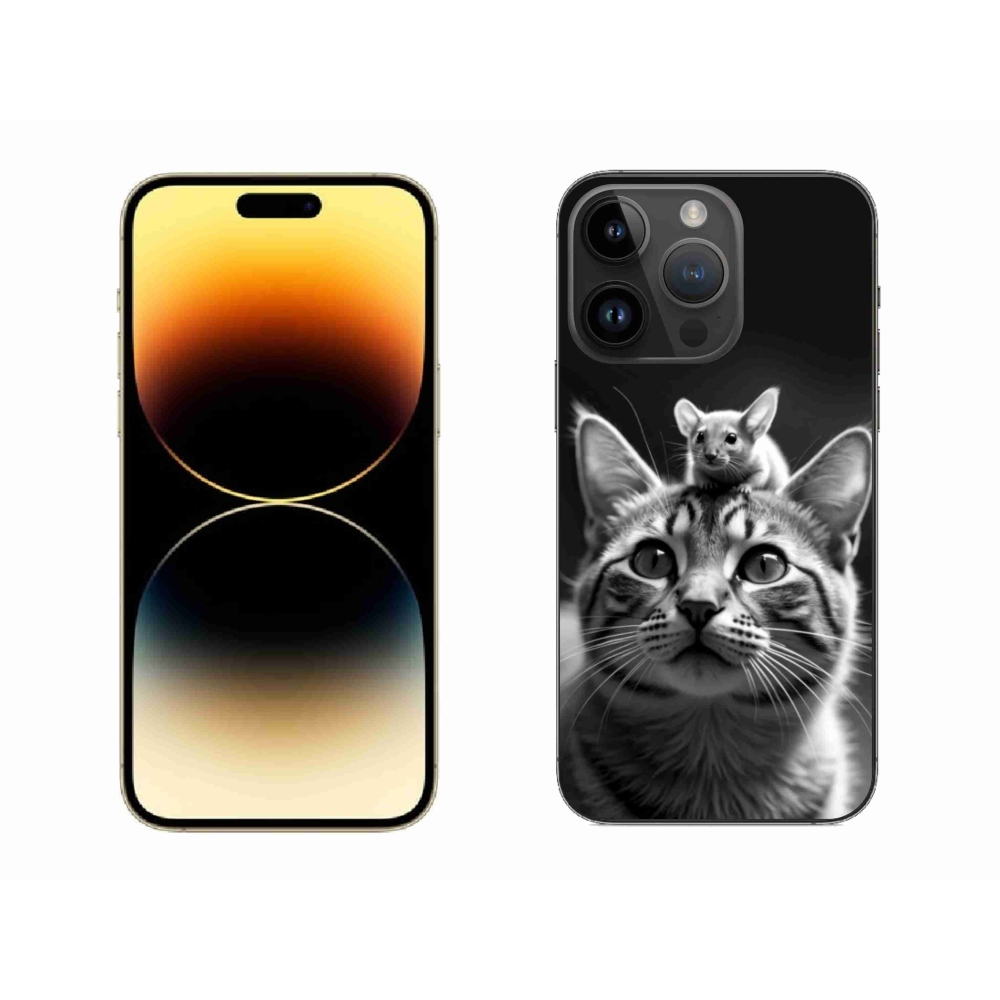 Gélový kryt mmCase na iPhone 14 Pro Max - zvieracie priateľstvo 2