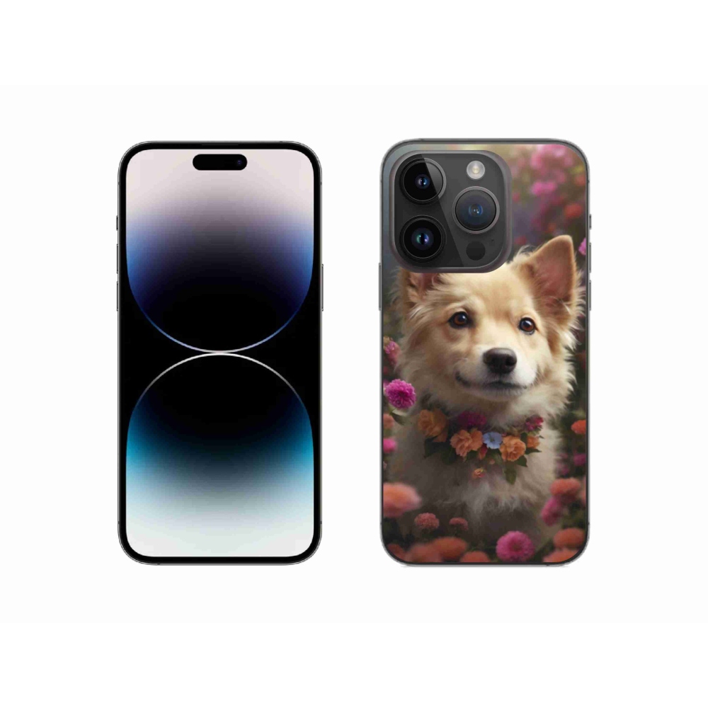 Gélový kryt mmCase na iPhone 14 Pro - nemecký špic