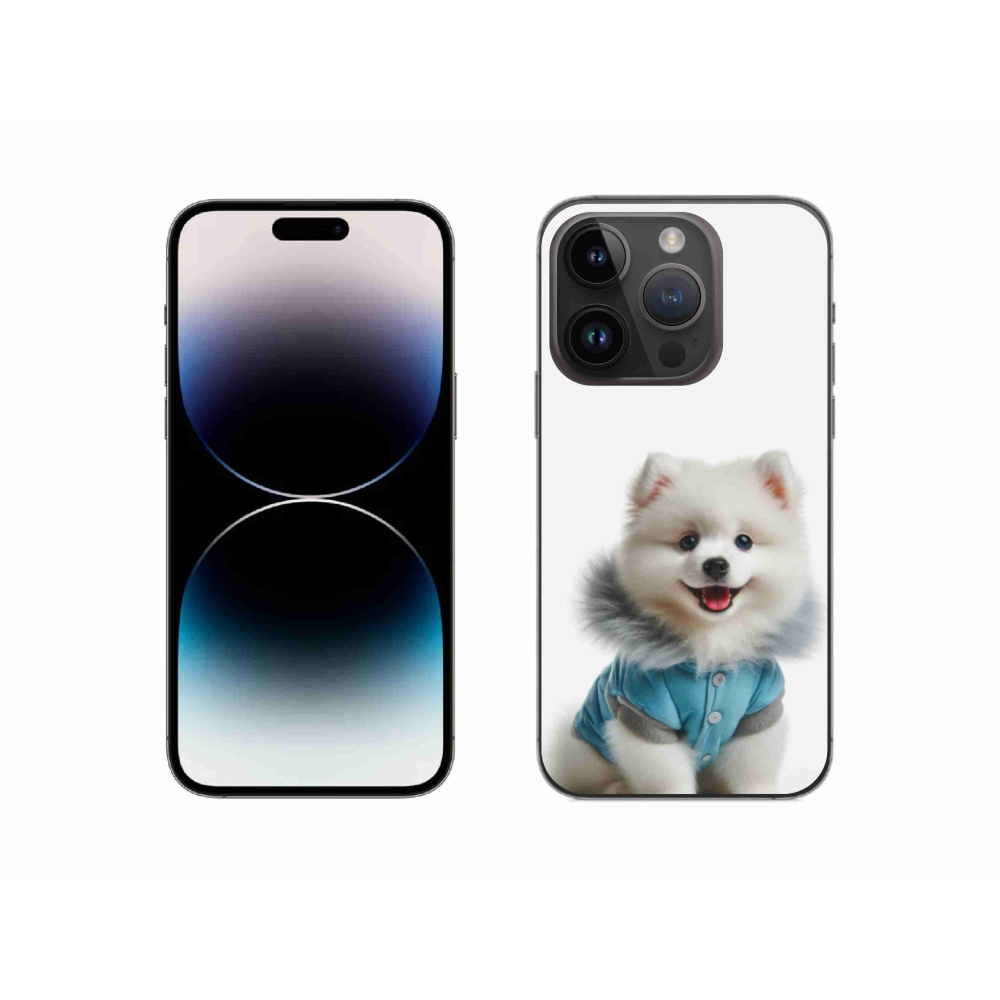 Gélový kryt mmCase na iPhone 14 Pro - pomeranian