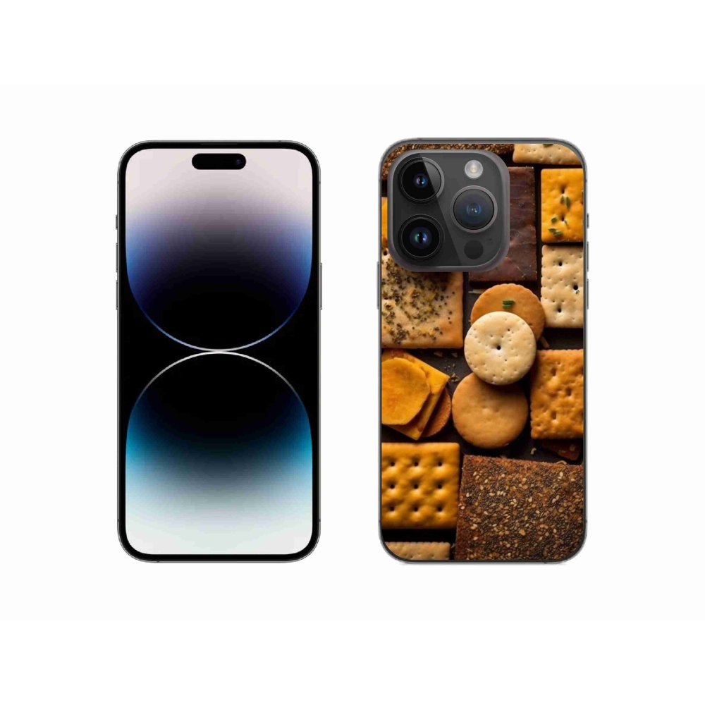 Gélový kryt mmCase na iPhone 14 Pro - sušienky