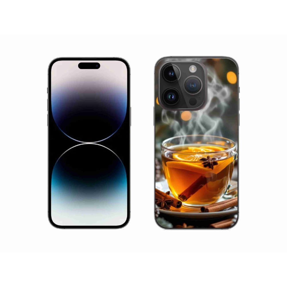 Gélový kryt mmCase na iPhone 14 Pro - vianočný punč