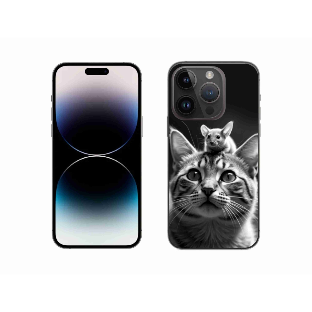 Gélový kryt mmCase na iPhone 14 Pro - zvieracie priateľstvo 2