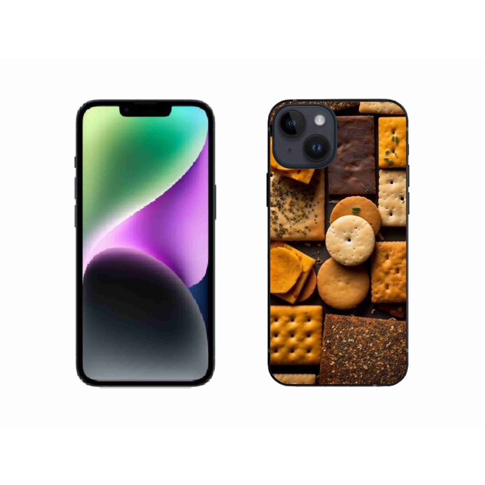 Gélový kryt mmCase na iPhone 14 - sušienky