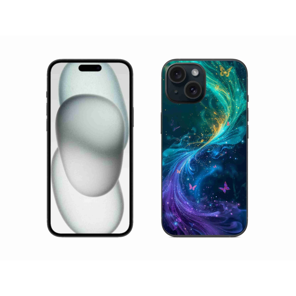 Gélový kryt mmCase na iPhone 15 - abstraktný motív 31