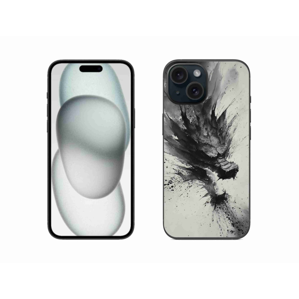 Gélový kryt mmCase na iPhone 15 - abstraktný motív 32