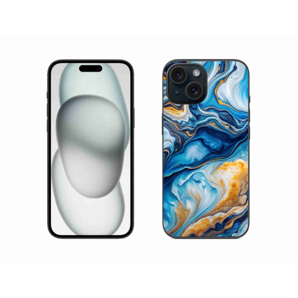 Gélový kryt mmCase na iPhone 15 - abstraktný motív 34