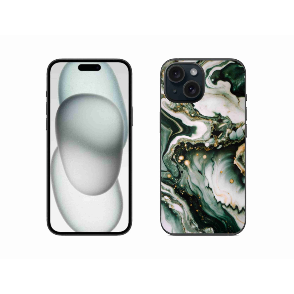 Gélový kryt mmCase na iPhone 15 - abstraktný motív 38