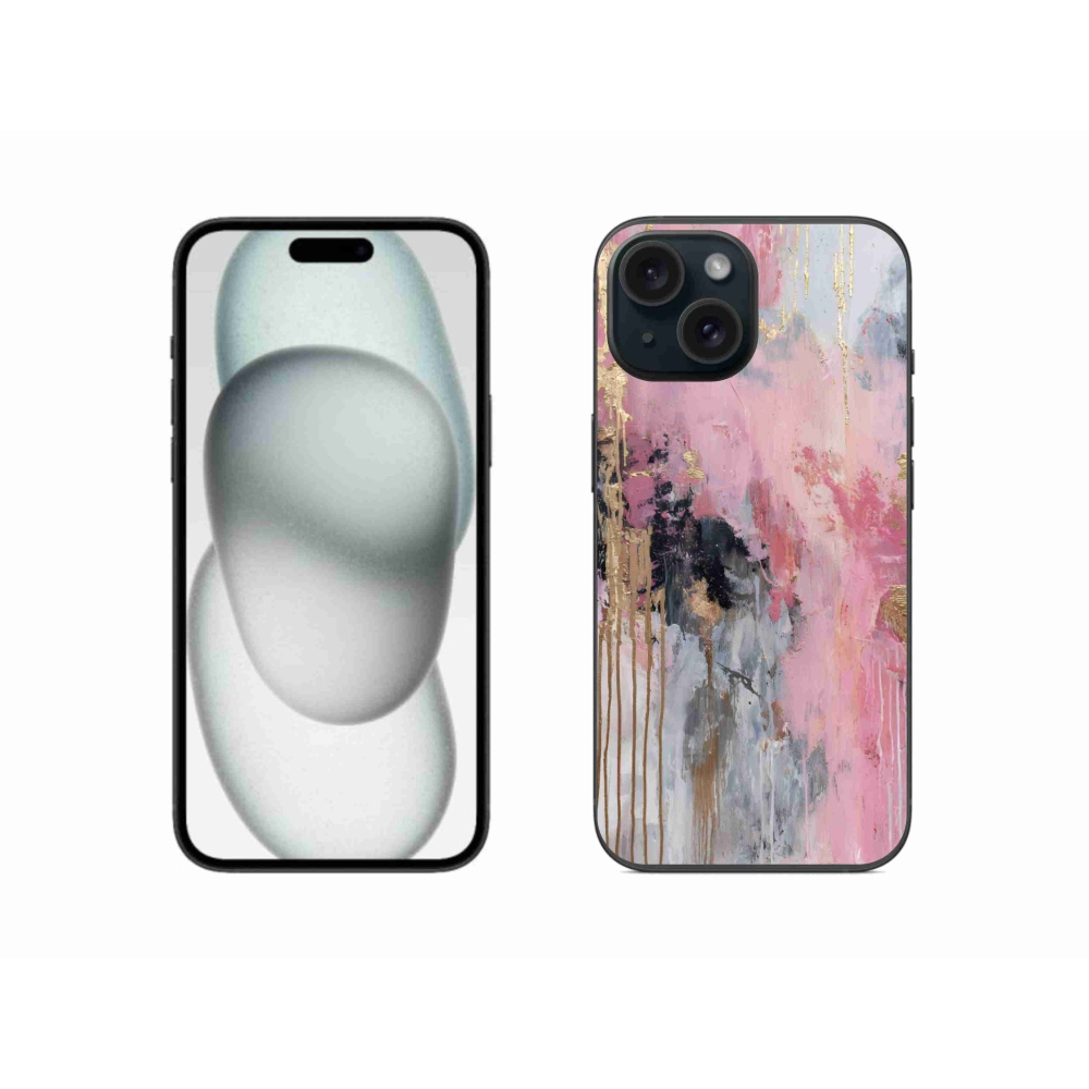 Gélový kryt mmCase na iPhone 15 - abstraktný motív 49