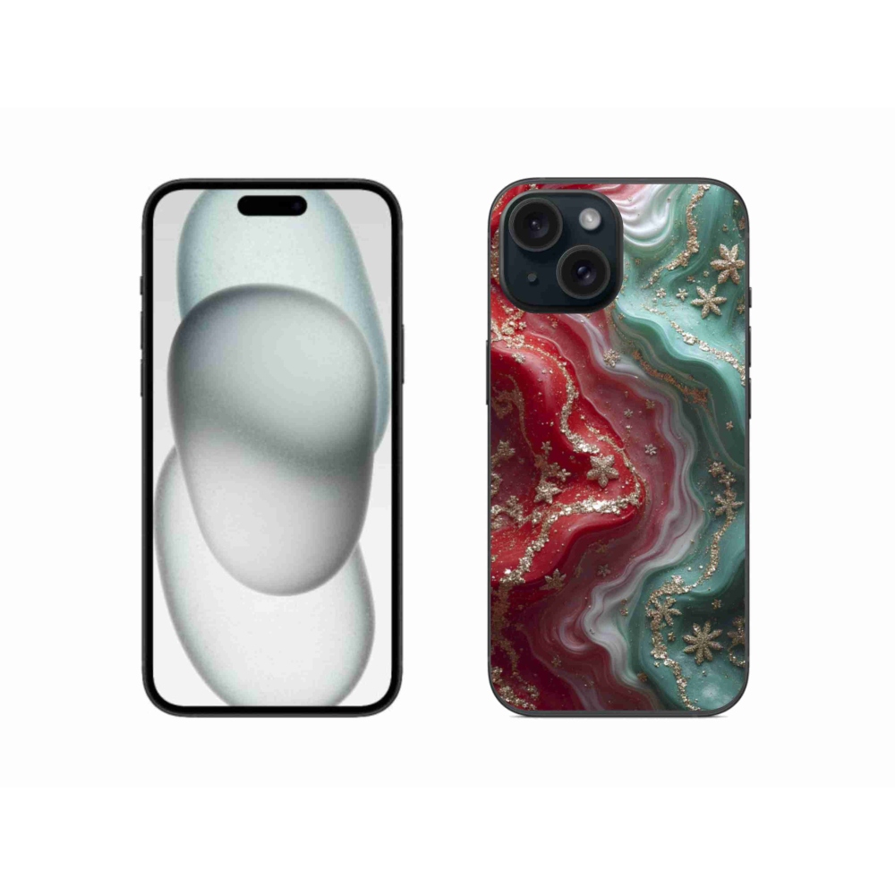 Gélový kryt mmCase na iPhone 15 - abstraktný motív 54