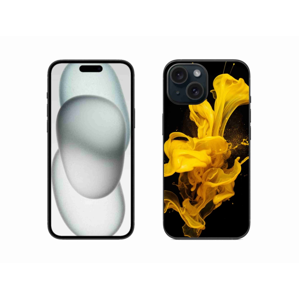 Gélový kryt mmCase na iPhone 15 - abstraktný motív 56