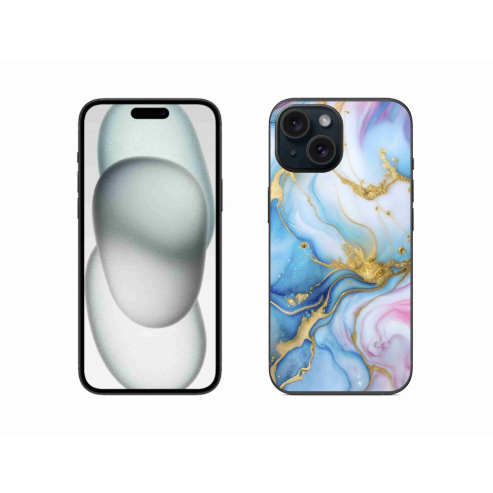 Gélový kryt mmCase na iPhone 15 - abstraktný motív 61