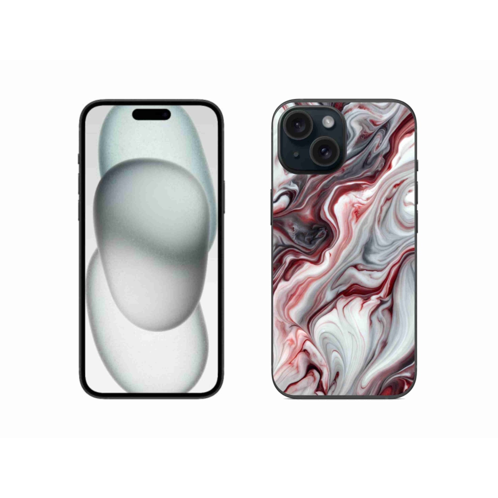 Gélový kryt mmCase na iPhone 15 - abstraktný motív 64