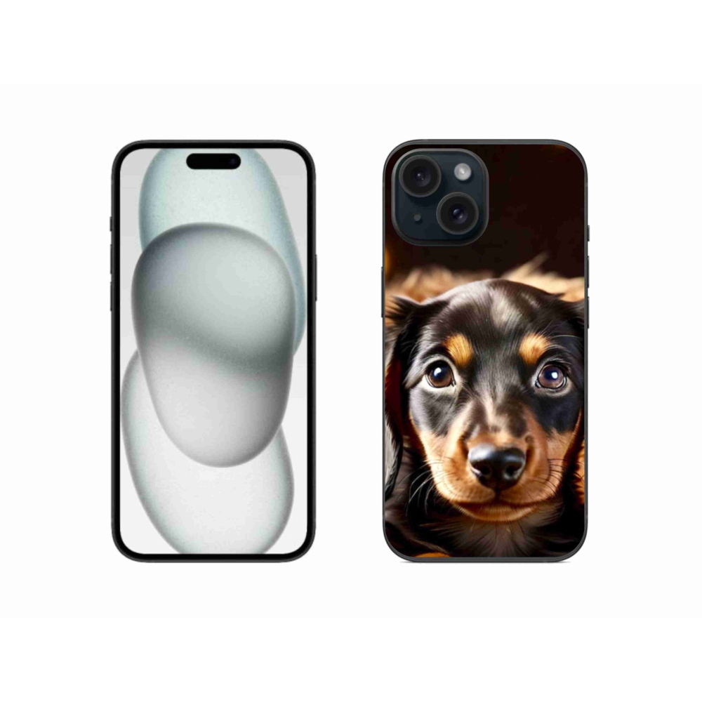 Gélový kryt mmCase na iPhone 15 - jazvečík