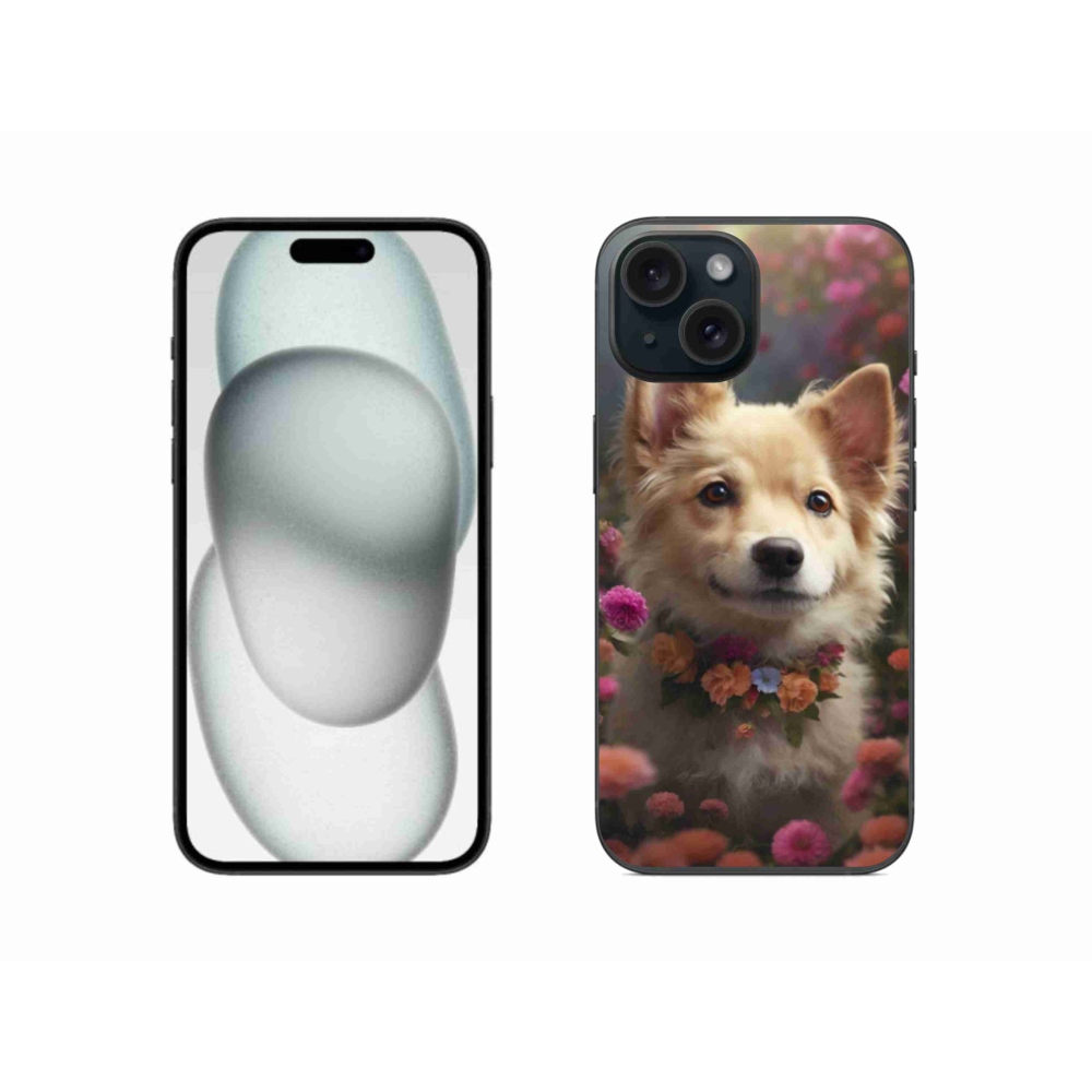 Gélový kryt mmCase na iPhone 15 - nemecký špic