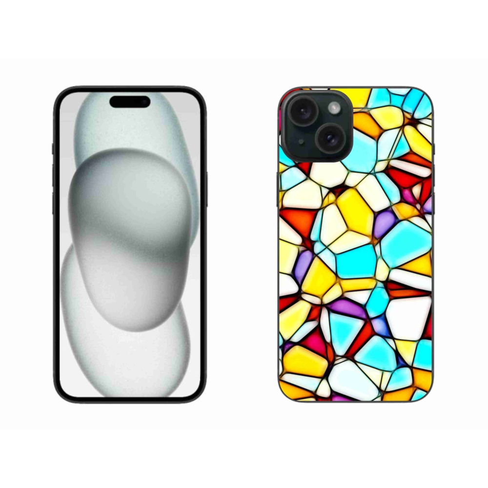 Gélový kryt mmCase na iPhone 15 Plus - abstraktný motív 40