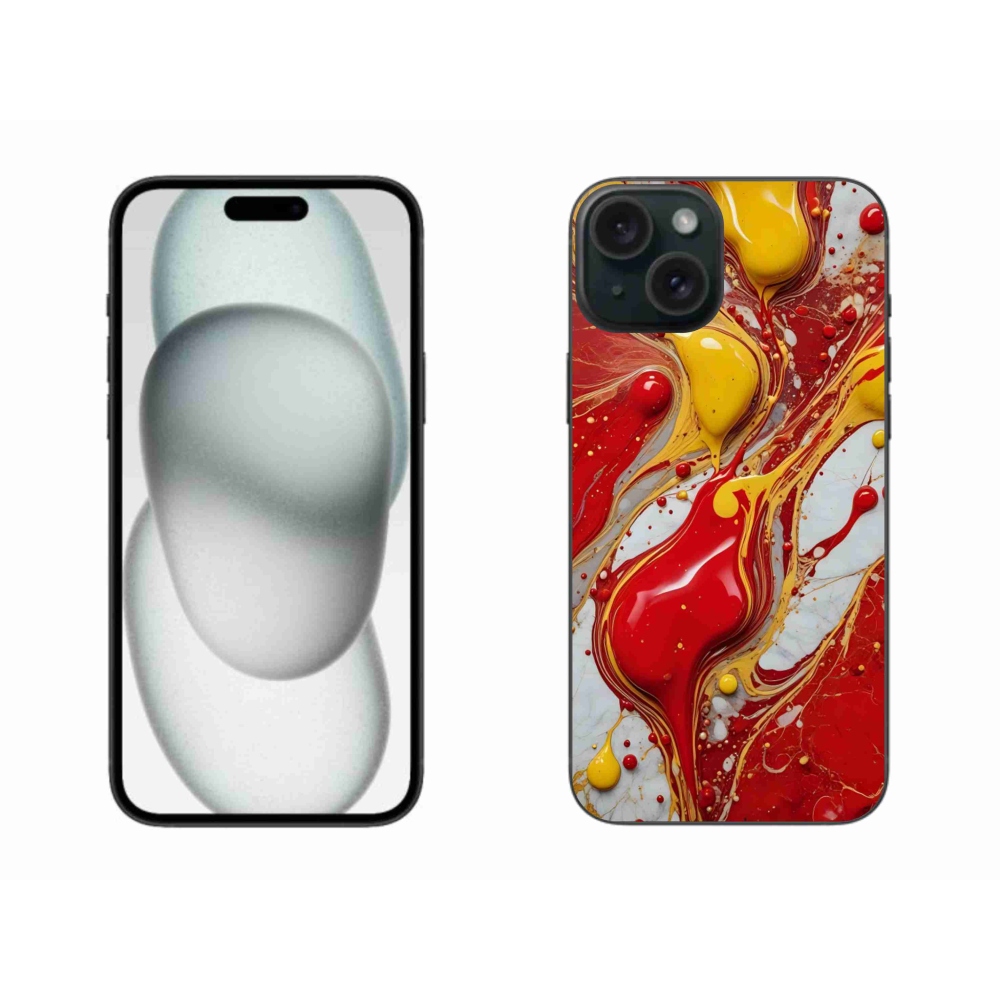 Gélový kryt mmCase na iPhone 15 Plus - abstraktný motív 42