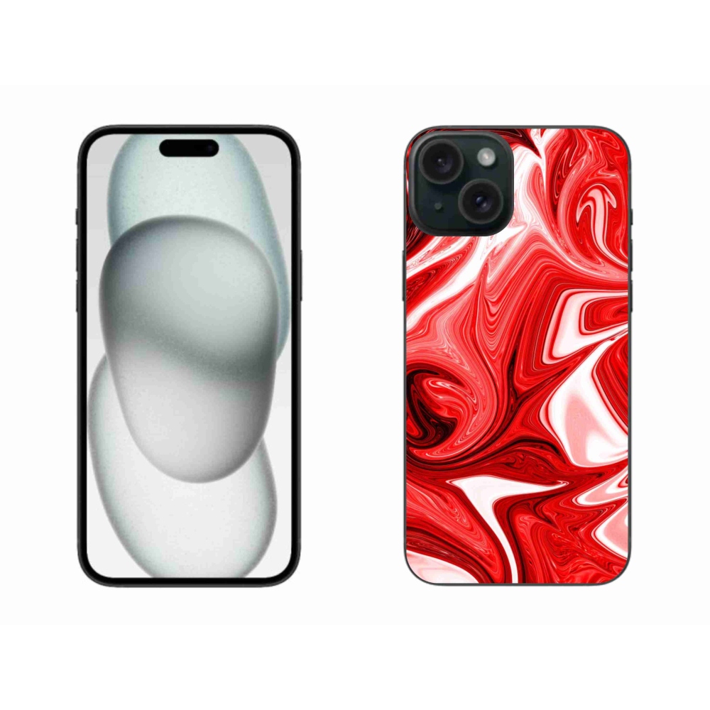 Gélový kryt mmCase na iPhone 15 Plus - abstraktný motív 43