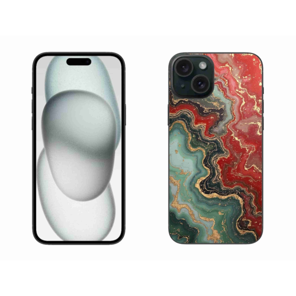 Gélový kryt mmCase na iPhone 15 Plus - abstraktný motív 55