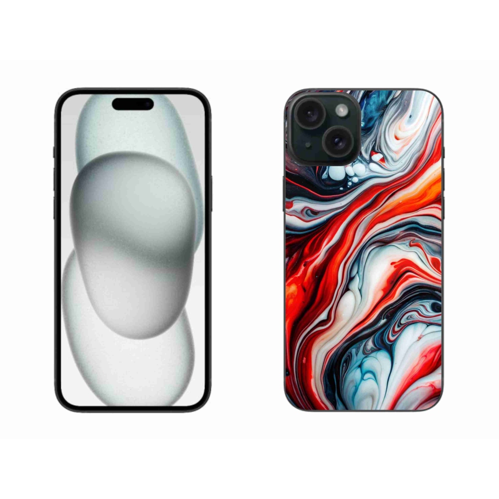 Gélový kryt mmCase na iPhone 15 Plus - abstraktný motív 63