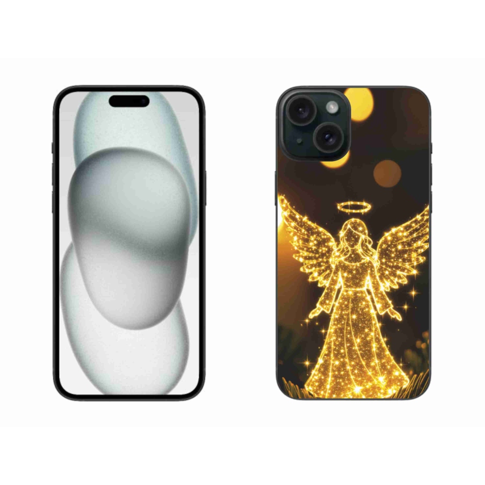 Gélový kryt mmCase na iPhone 15 Plus - anjel
